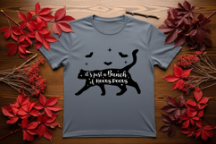 Just a Bunch of Hocus Pocus Black Cat Funny Sarcastic PNG Product Image 4