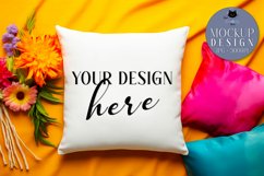 Colorful Boho Style Mockup | Pillow Mockup Design Product Image 1