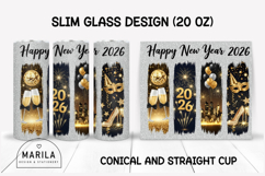 MEGA BUNDLE 56 Christmas &amp; New Year 2026 Skinny Tumbler Wrap Product Image 12