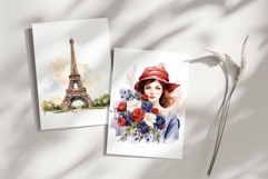 Bastille Day Clipart PNG French Holiday Illustrations Product Image 4