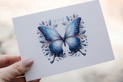 35 Watercolor Butterflies Clipart PNG Sticker Bundle Product Image 11