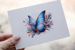 35 Watercolor Butterflies Clipart PNG Sticker Bundle Product Image 6