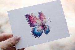 35 Watercolor Butterflies Clipart PNG Sticker Bundle Product Image 10