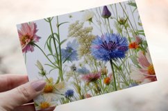 30 Watercolor Meadow Wildflowers Clipart PNG Sticker Bundle Product Image 6