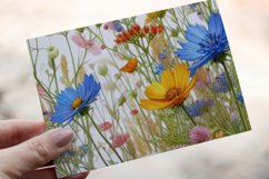 30 Watercolor Meadow Wildflowers Clipart PNG Sticker Bundle Product Image 9