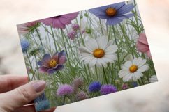 30 Watercolor Meadow Wildflowers Clipart PNG Sticker Bundle Product Image 10