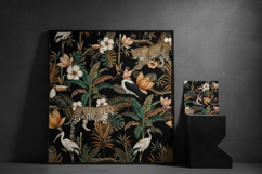 Tropical Jungle &amp; Wildlife Seamless Pattern Product Image 13