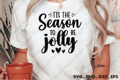 Tis The Season To Be Jolly SVG, Christmas Design Product Image 2