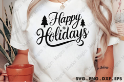 Happy Holidays SVG, Christmas Design Product Image 2