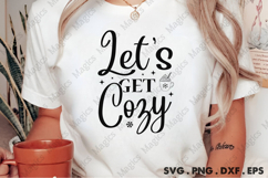 Let s Get Cozy SVG, Christmas Design Product Image 2