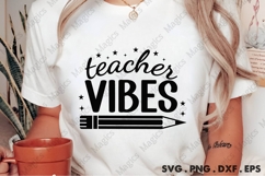 Teacher Vibes Svg Product Image 1