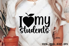 I Love My Students Svg Product Image 2