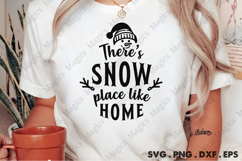 There s Snow Place Like Home SVG, Christmas Design Product Image 2
