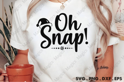 Oh Snap SVG, Christmas Design Product Image 2