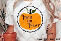 Trick Or Treat | Halloween SVG Sign Product Image 2