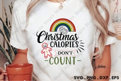 Christmas Calories Don t -count, Christmas Quotes SVG Product Image 1