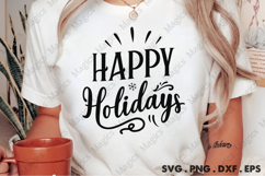 Happy Holidays SVG, Christmas Design Product Image 2