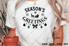 Season s Greetings SVG, Christmas Design Product Image 2