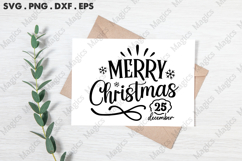 Merry Christmas 25 December SVG, Christmas Design Product Image 3