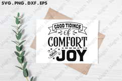 Good Tidings Of Comfort And Joy SVG, Christmas Design Product Image 3