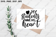 My Students Have My Heart Svg Product Image 2