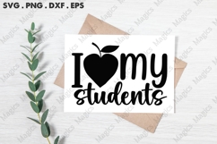 I Love My Students Svg Product Image 1