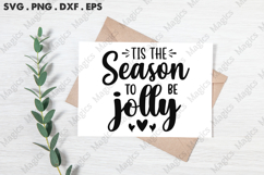 Tis The Season To Be Jolly SVG, Christmas Design Product Image 3