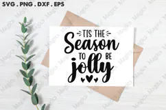 Tis The Season To Be Jolly SVG, Christmas Design Product Image 3