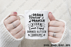 Dasher Dancer Prancer Vixen Comet Cupid Donner Blitzen Rudol Product Image 4