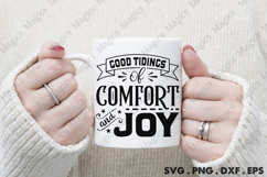Good Tidings Of Comfort And Joy SVG, Christmas Design Product Image 4