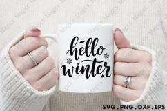 Hello Winter SVG, Christmas Design Product Image 4