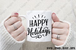 Happy Holidays SVG, Christmas Design Product Image 4