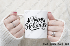 Happy Holidays SVG, Christmas Design Product Image 4