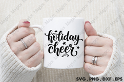 Holiday Cheer SVG, Christmas Design Product Image 4