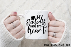 My Students Have My Heart Svg Product Image 3