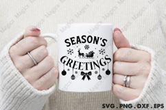 Season s Greetings SVG, Christmas Design Product Image 4
