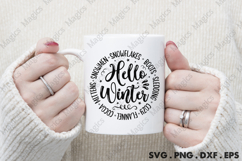 Hello Winter SVG, Christmas Design Product Image 4