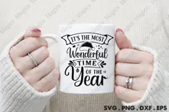 It s The Most Wonderful Time Of The Year SVG, Christmas Product Image 4