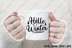 Hello Winter SVG, Christmas Design Product Image 4