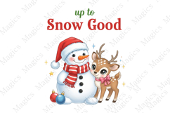 Cute Christmas Png Snowman Sublimation Product Image 2