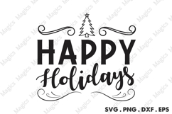 Happy Holidays SVG Product Image 2