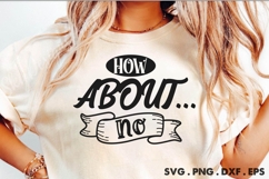 How About... No SVG Product Image 1