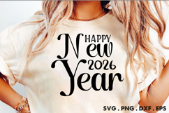 Happy New 2026 Year Svg Product Image 1