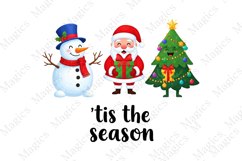 Retro Christmas PNG, T-Shirt Design Product Image 1