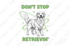 Dog Golden Retriever PNG Sublimation Product Image 1