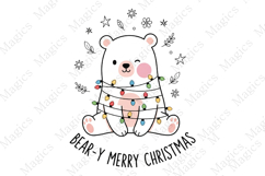 Bear-y Merry Christmas Png Product Image 1