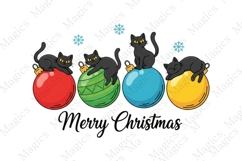 Merry Christmas PNG Cute Christmas Cat Product Image 1