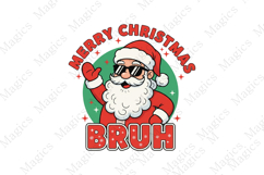 Merry Christmas Png Bruh Png Santa Png Product Image 1