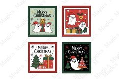 Vintage Christmas Stamp PNG Product Image 2