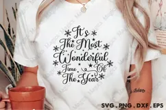 It S The Most Wonderful Time Of The Year Svg | Christmas Svg Product Image 2